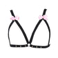 White Sexy No Bra Strapy Body Harness Lingerie