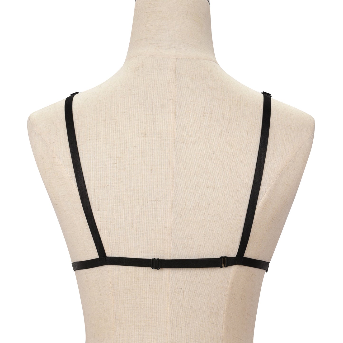 White Sexy No Bra Strapy Body Harness Lingerie