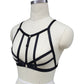 White Strappy Bra Strapy Black Body Harness Lingerie