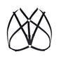 White Strappy Bra Strapy Black Body Harness Lingerie