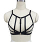 White Strappy Bra Strapy Black Body Harness Lingerie