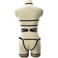 White White Bodysuit Sexy Sexy Harness Lingerie Hot Teddy