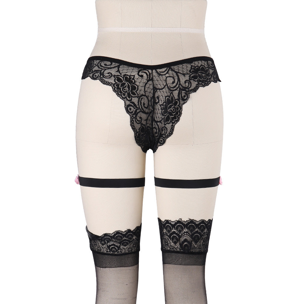 White Womens Garter Belt Extreme Sexy Harness Lingerie