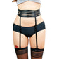 Wife Blue Garter Belt Naughty Black Body Harness Lingerie