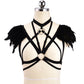 Wife Bra Straps Naughty Bdsm Lingerie Harness Feather Bra