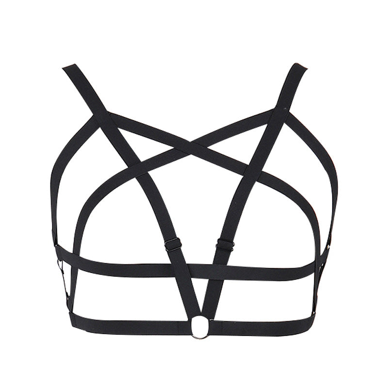 Wife Bra for Sexy Naughty Black Body Harness Lingerie