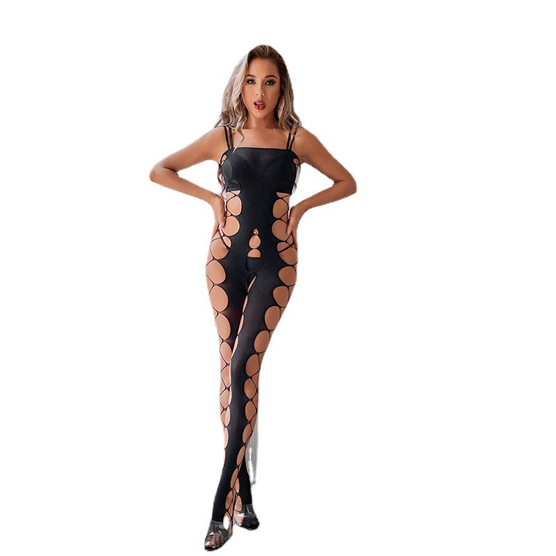 Wife Fishnet Bodystocking Slutty Erotic Sheer Lingerie Mesh Bodysuit