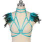 Wife Sexiest Bra Naughty Bdsm Harness Lingerie Feather Bra