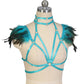 Wife Sexiest Bra Naughty Bdsm Harness Lingerie Feather Bra