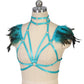 Wife Sexiest Bra Naughty Bdsm Harness Lingerie Feather Bra