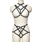 Wife Sexy Crotchless Lingerie Set Slutty Bondage Harness Lingerie Naughty Bra Panties