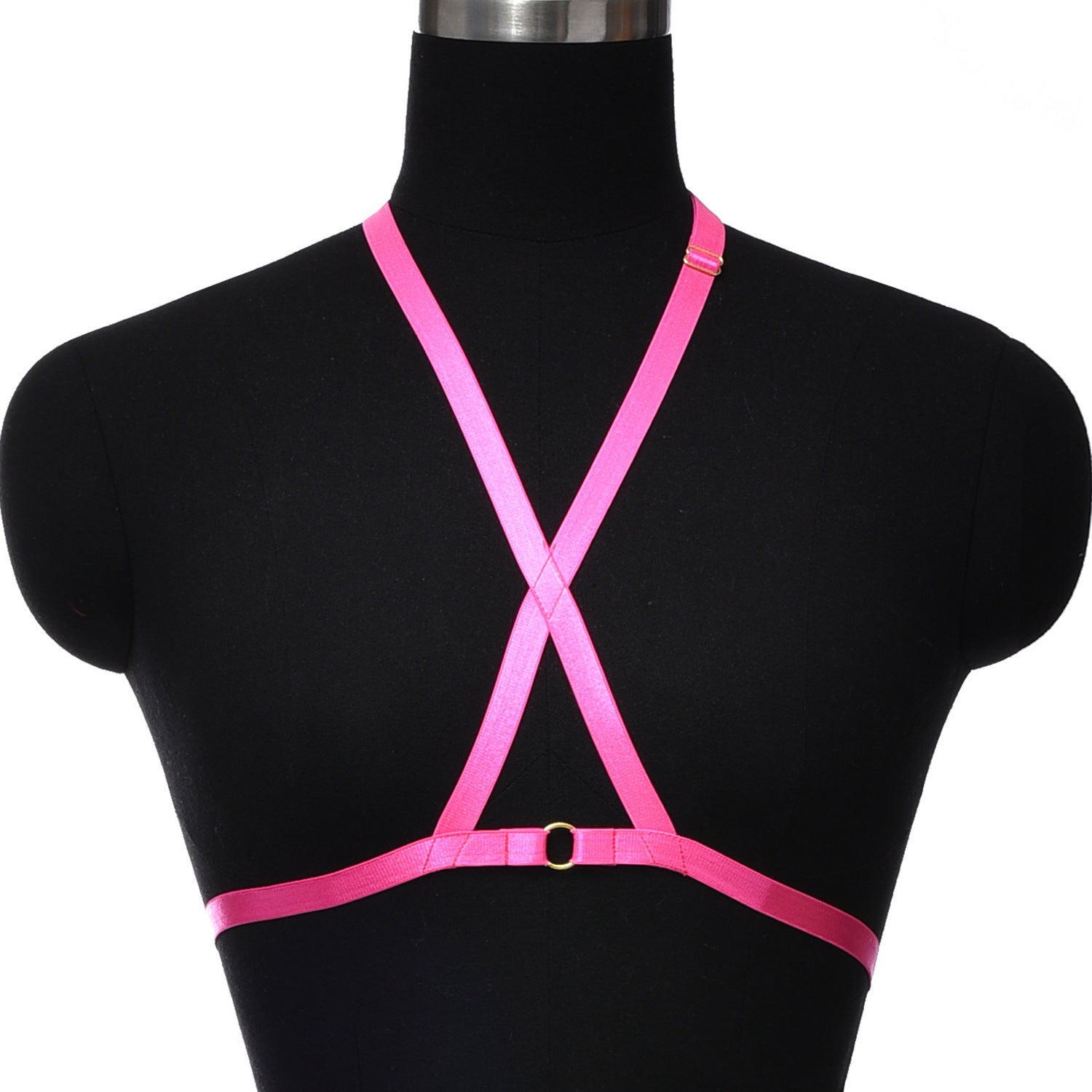 Wife Strappy Bra Naughty Black Body Harness Lingerie