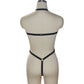 Women  Black Bodysuit Naughty Bdsm Lingerie Harness Nasty Teddy