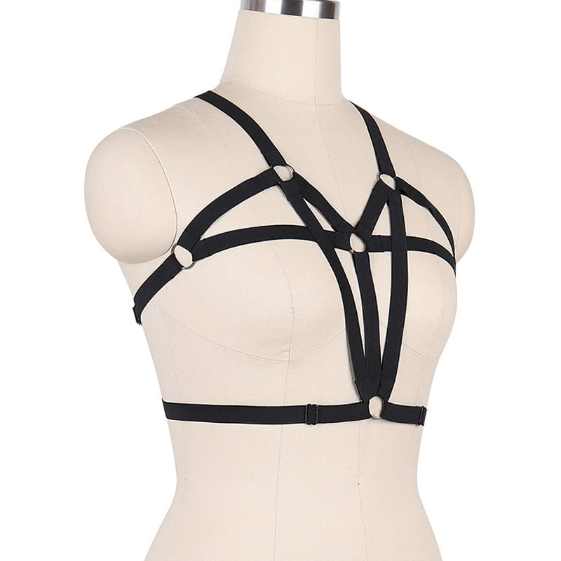 Women  Bra Straps Slutty Bdsm Lingerie Harness