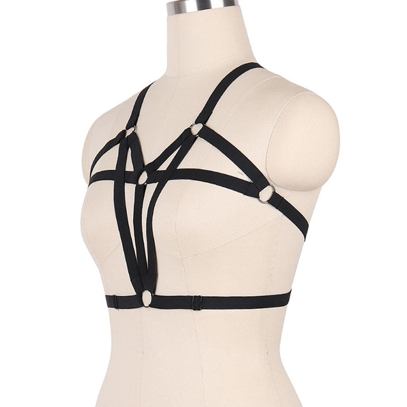 Women  Bra Straps Slutty Bdsm Lingerie Harness