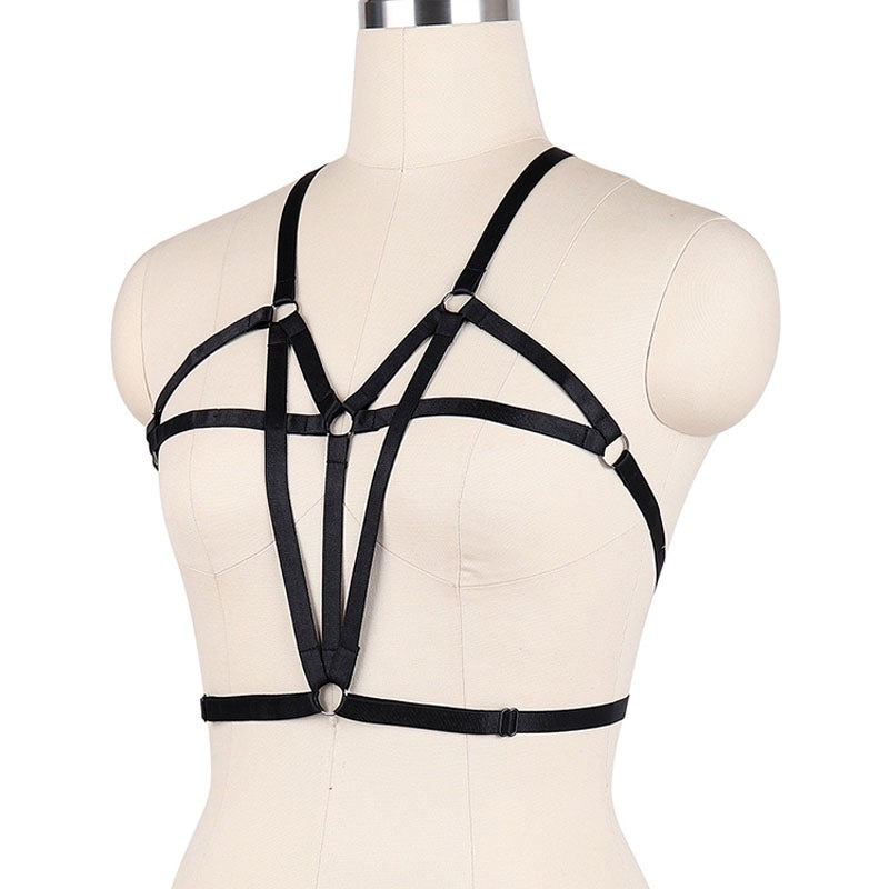 Women  Bra Straps Slutty Strappy Harness Lingerie