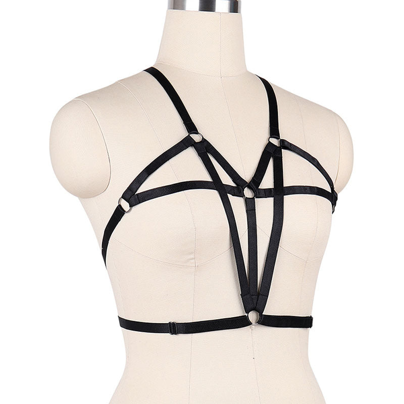 Women  Bra Straps Slutty Strappy Harness Lingerie