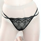 Women  Crotchless Panties Sexy Slutty Black Body Harness Lingerie Latina Thong