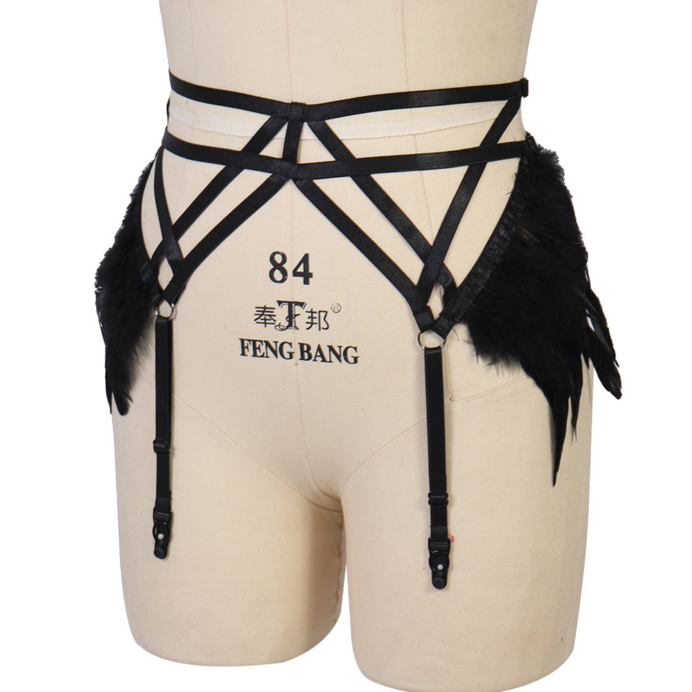 Women  Garter Belt Panties Slutty Bdsm Harness Lingerie