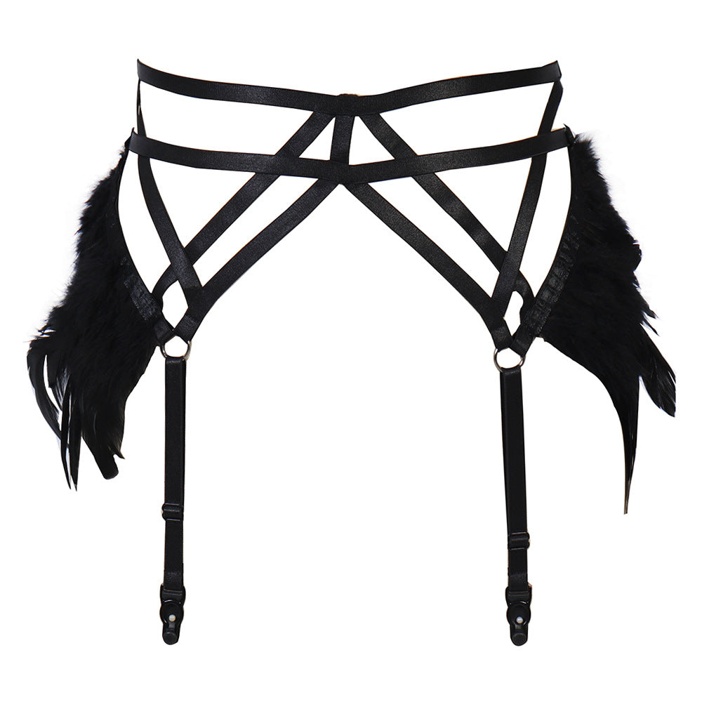 Women  Garter Belt Panties Slutty Bdsm Harness Lingerie