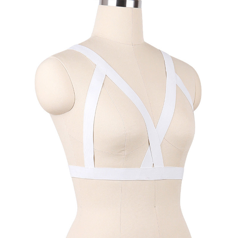 Women  Sexy No Bra Slutty Body Harness Lingerie