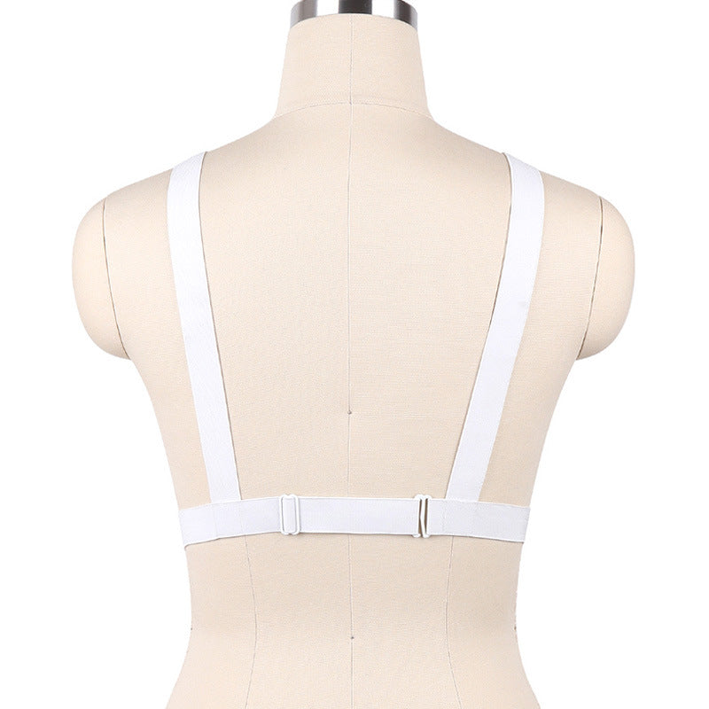 Women  Sexy No Bra Slutty Body Harness Lingerie