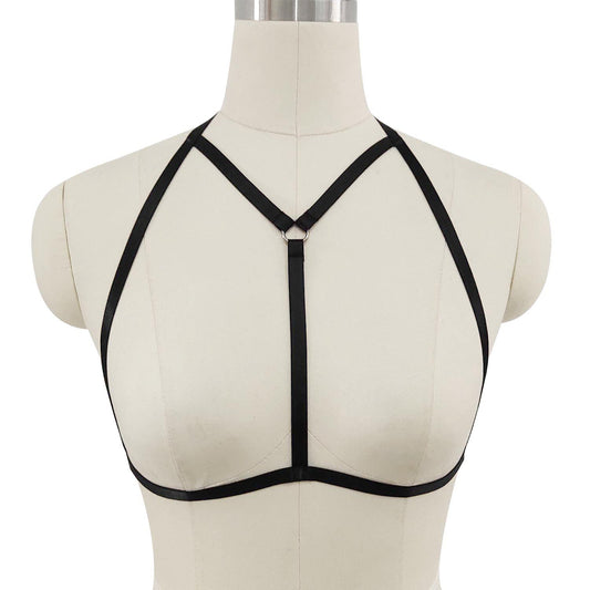 Women  Sexy No Bra Slutty Bondage Harness Lingerie