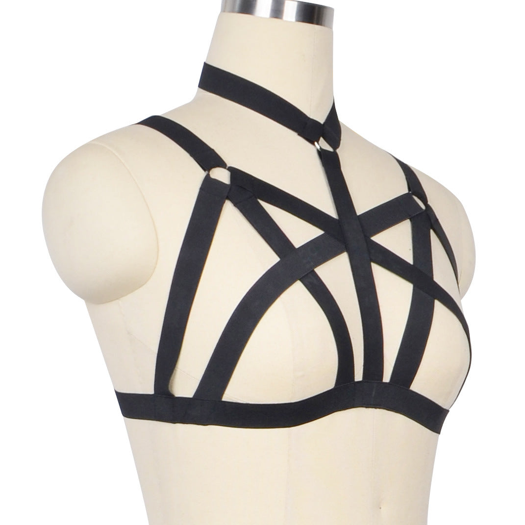 Women  Sexy No Bra Slutty Bondage Harness Lingerie