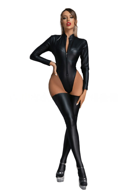 Pleather Bodysuit