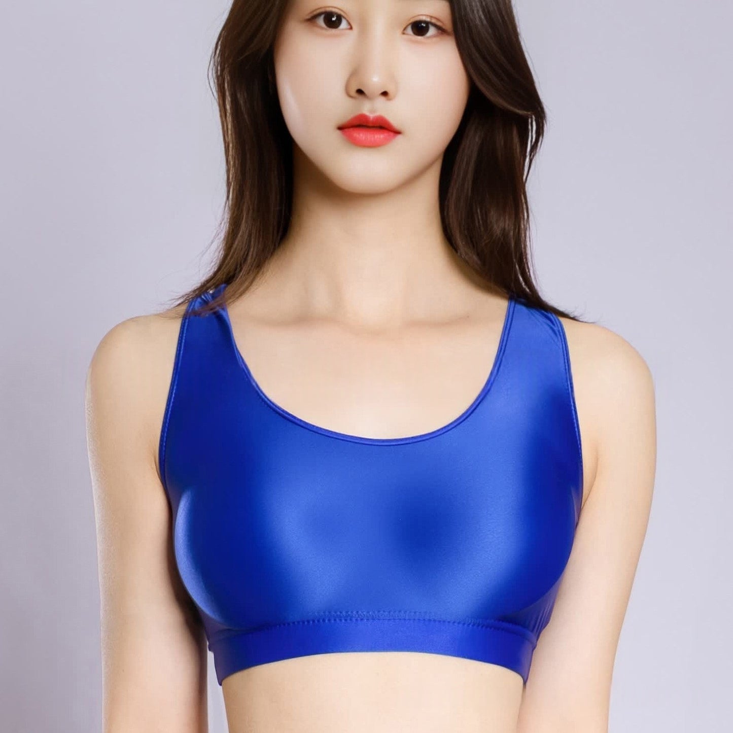 Glossy Sexy Erotic Yoga Bra