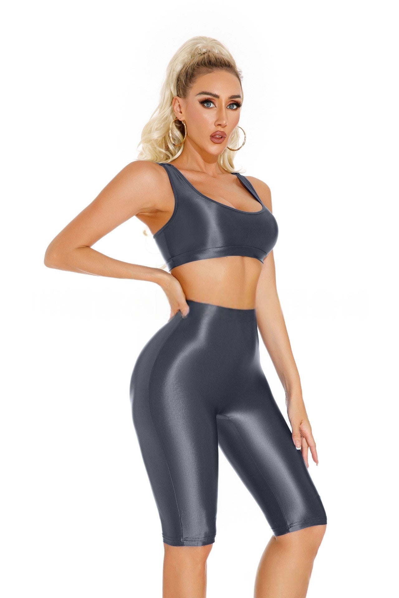 Oil Shiny Sexy Shorts