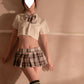 Skirt Outfits Sheer Sexy Schoolgirl Costume Cosplay Lingerie