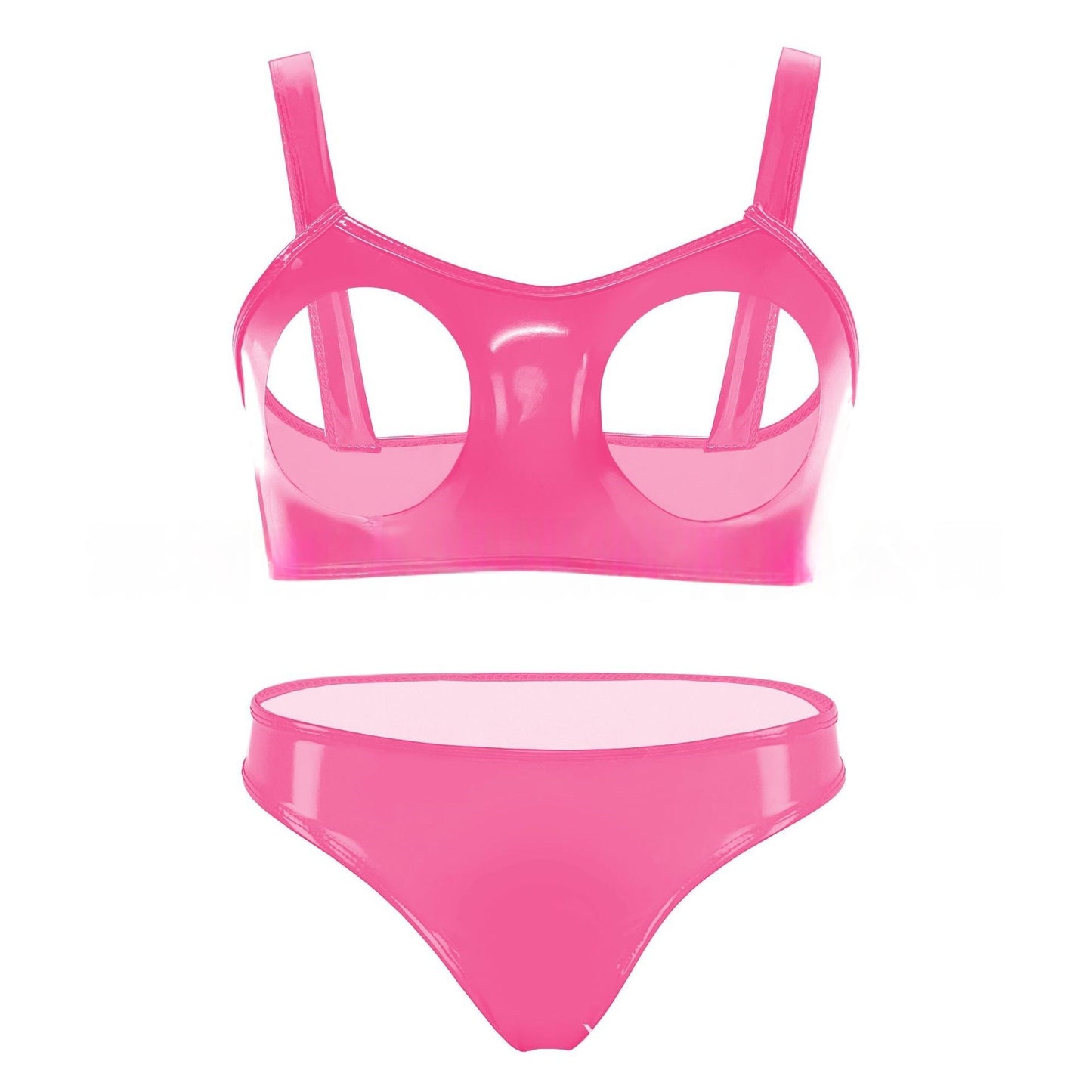 Vinyl Bdsm Lingerie Women Cupless