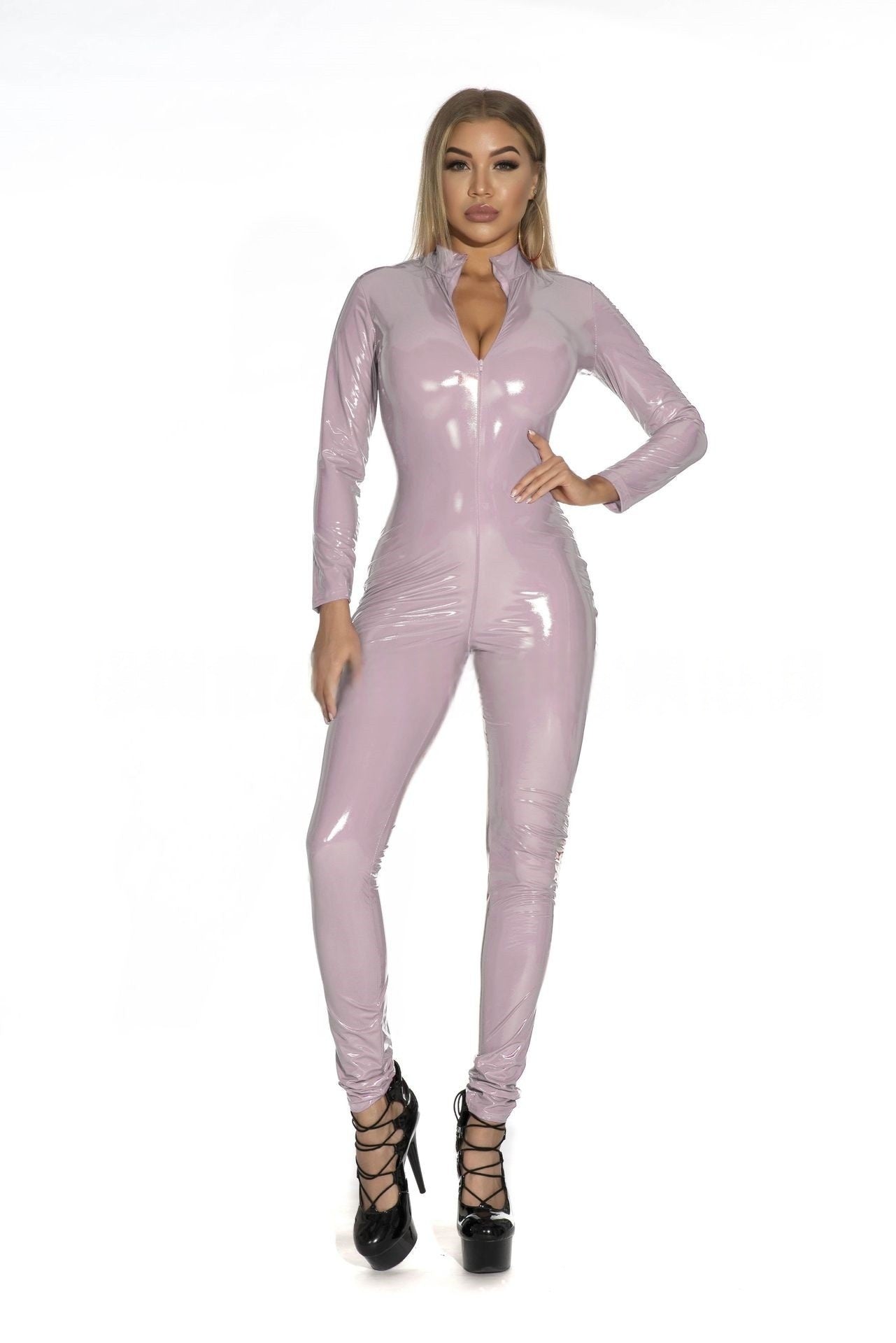 Vinyl Pink Bodysuit