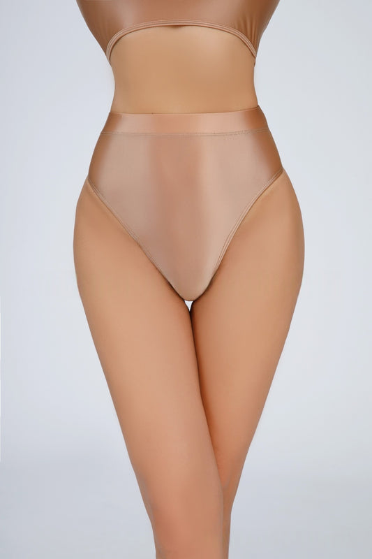 Glossy Hot High Waist Panties