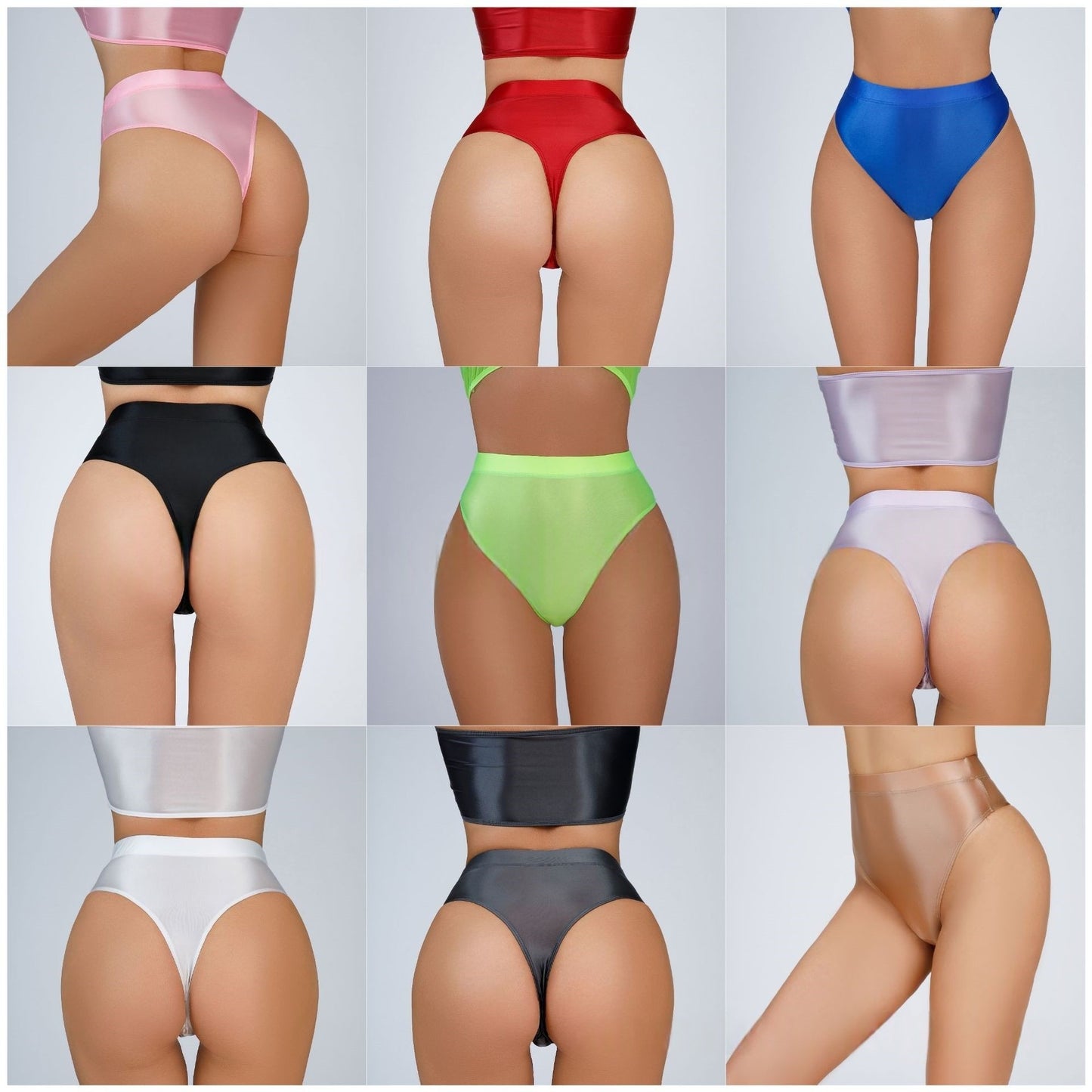 Glossy Hot High Waist Panties