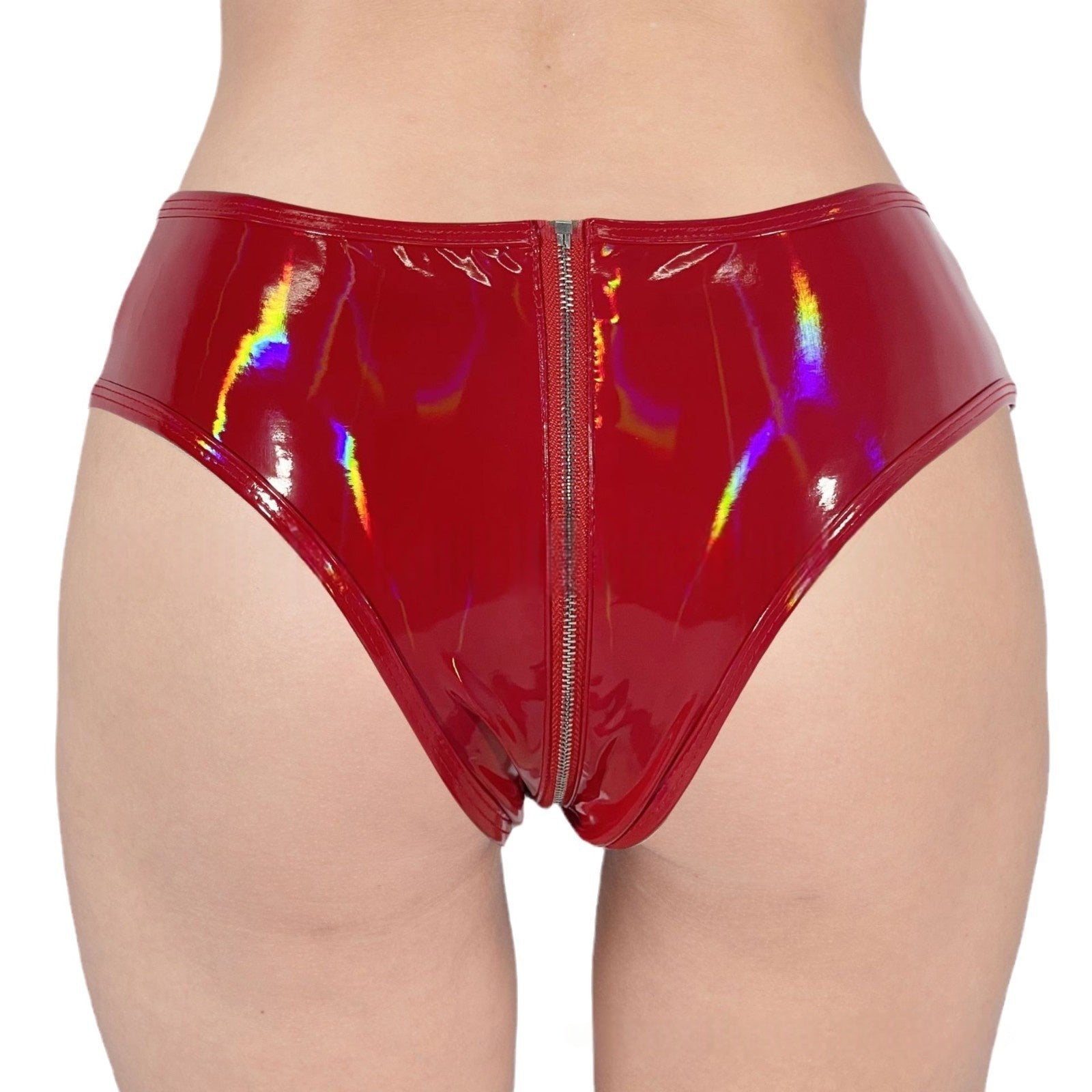 Leather Panties With Zipper