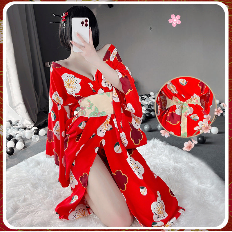 Sexy Satin Kimono