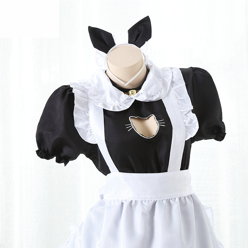 Maid Sexy Red Dresses Cat Sexy Lola Bunny Costume Cosplay Lingerie