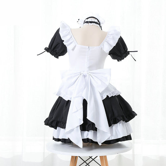 Slutty Sexy See Thru Dress Maid Lingerie Outfit Anime Cosplay Costume