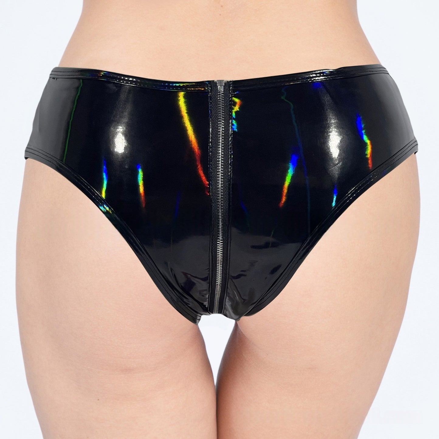 Leather Panties With Zipper