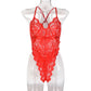 Red Sheer Lingerie Bodysuit Teddy