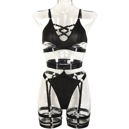 Sexy Strappy Harness Lingerie Set