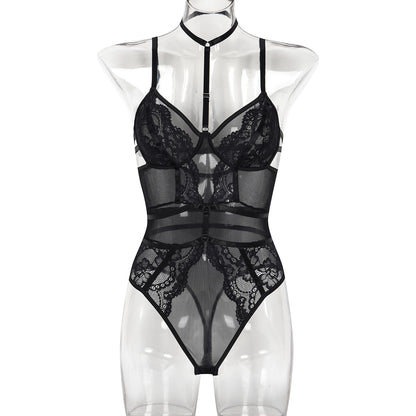 Sheer Lingerie For Women Bodysuit Teddy