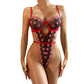 Sheer See Through Lingerie Bodysuit Teddy