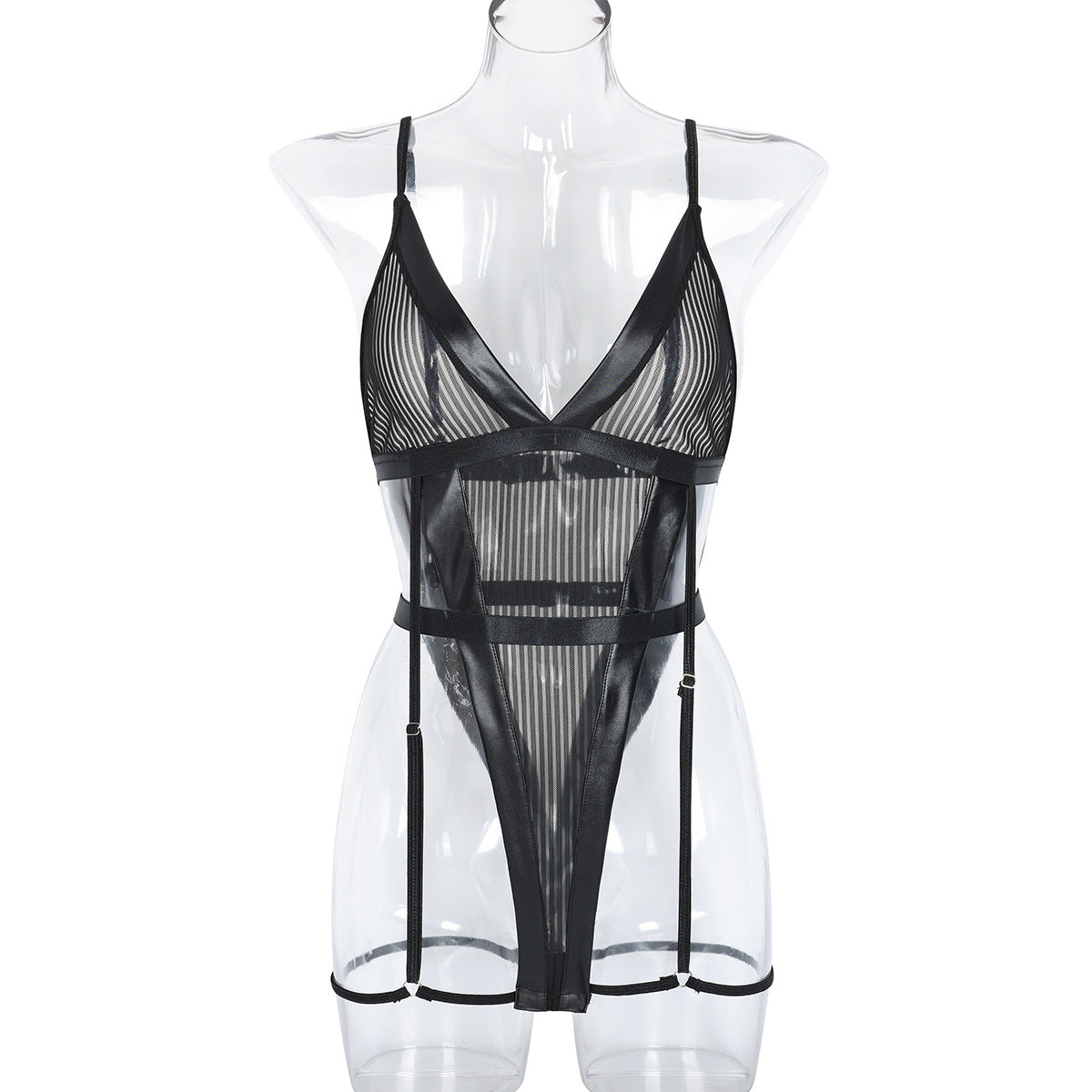 Sheer See Through Lingerie Bodysuit Teddy