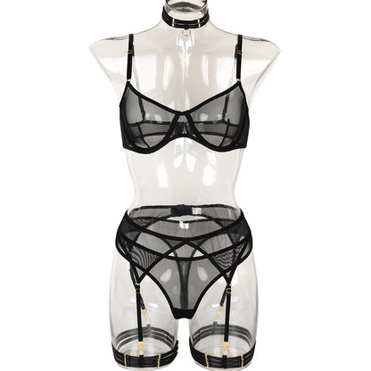 Sheer See Through Lingerie Set