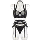 Strappy Harness Lingerie Set